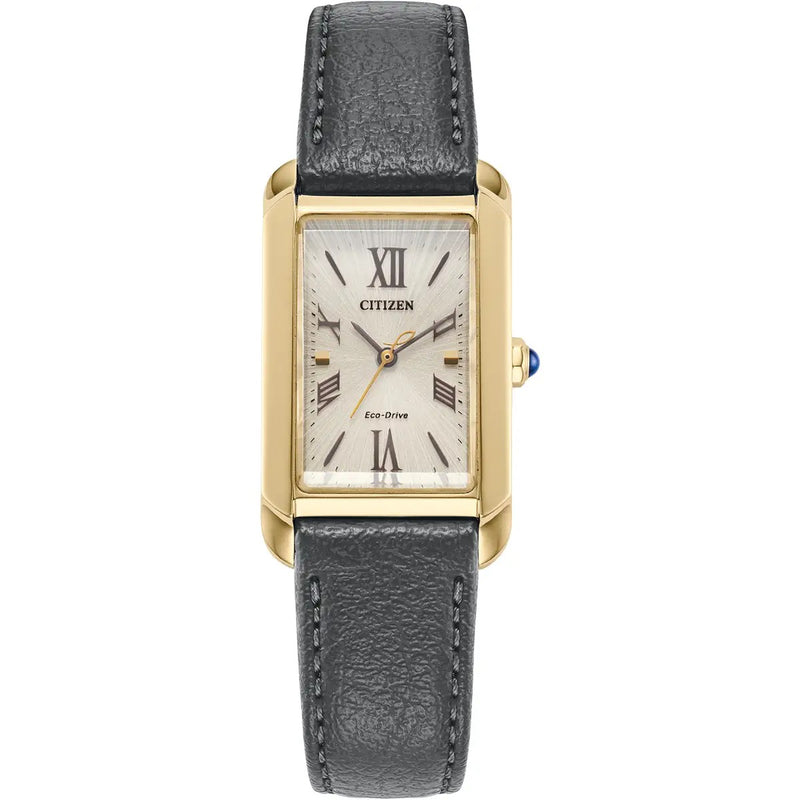 Citizen Eco-Drive L Bianca, 32.5mm Gold & Grey Watch EW5622-09P