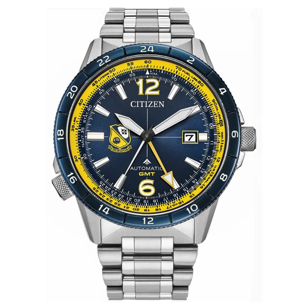 Citizen Blue Angels Promaster Air Automatic GMT, 44.5mm Blue Dial Limited Edition Watch NB6044-54L