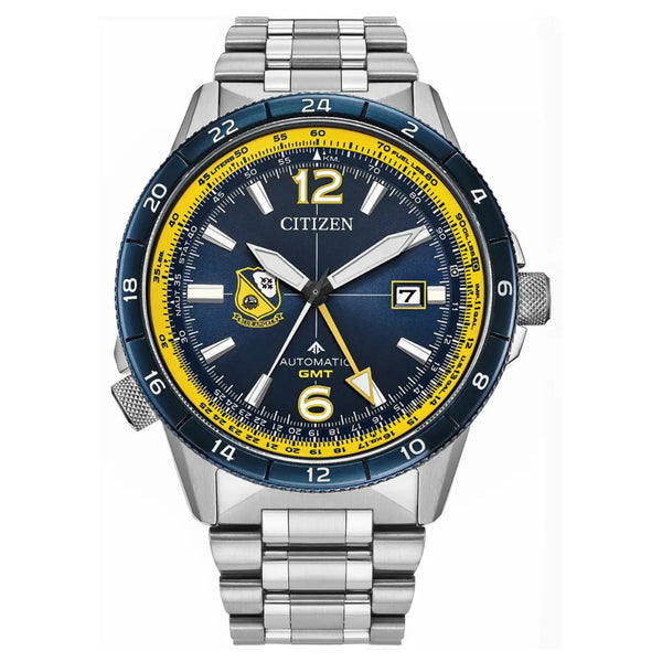 Citizen Blue Angels Promaster Air Automatic GMT, 44.5mm Blue Dial Limited Edition Watch NB6044-54L