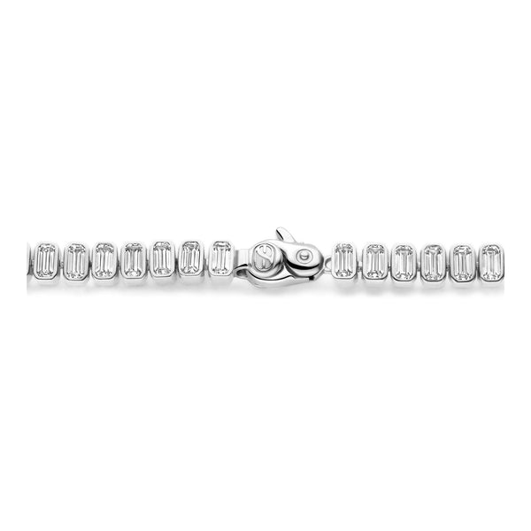 Ti-Sento Baguette Tennis Bracelet 23040ZI