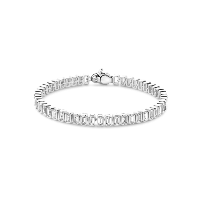 Ti-Sento Baguette Tennis Bracelet 23040ZI
