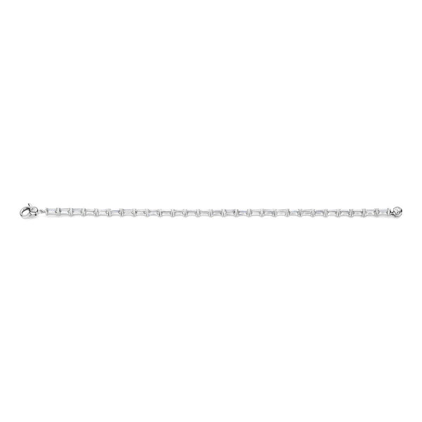 Ti-Sento Baguette Tennis Bracelet 23041ZI