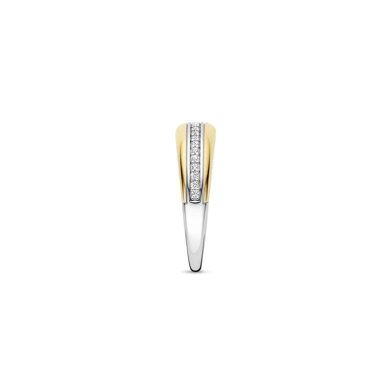 Ti-Sento Layered Zirconia Ring 12406ZY
