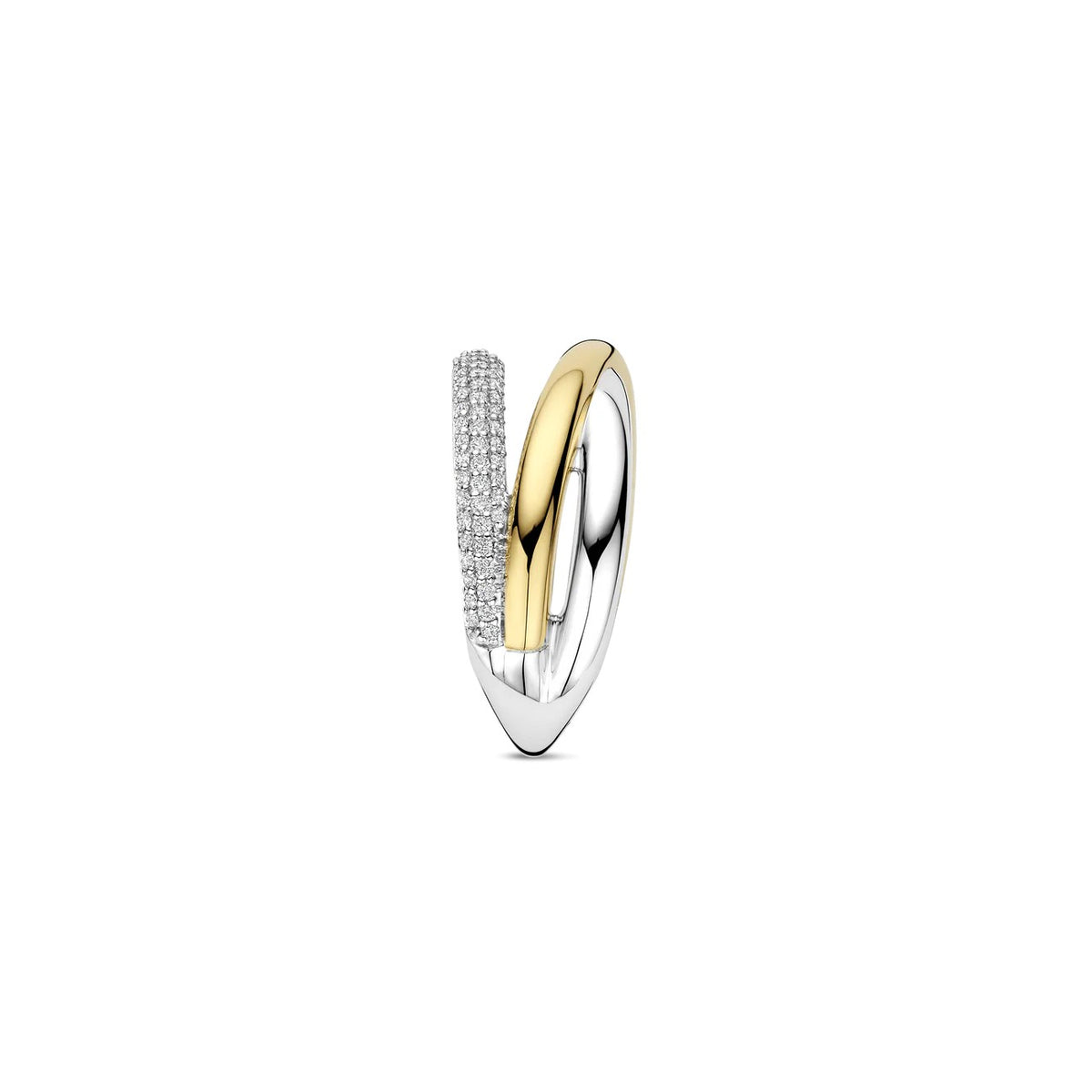 Ti-Sento Zirconia Structure Ring - M model 12422ZY