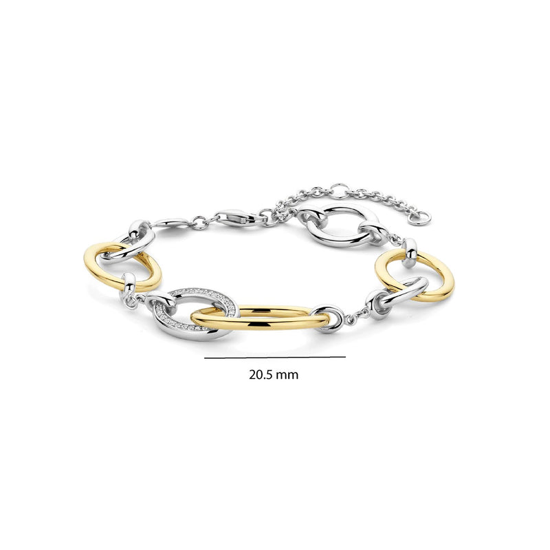 Ti-Sento Connected Circle Bracelet 23096ZY