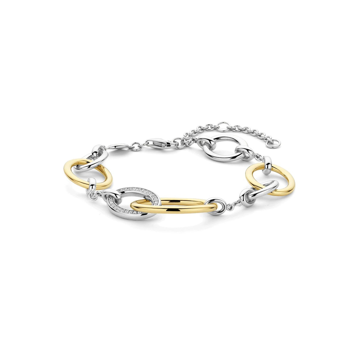 Ti-Sento Connected Circle Bracelet 23096ZY