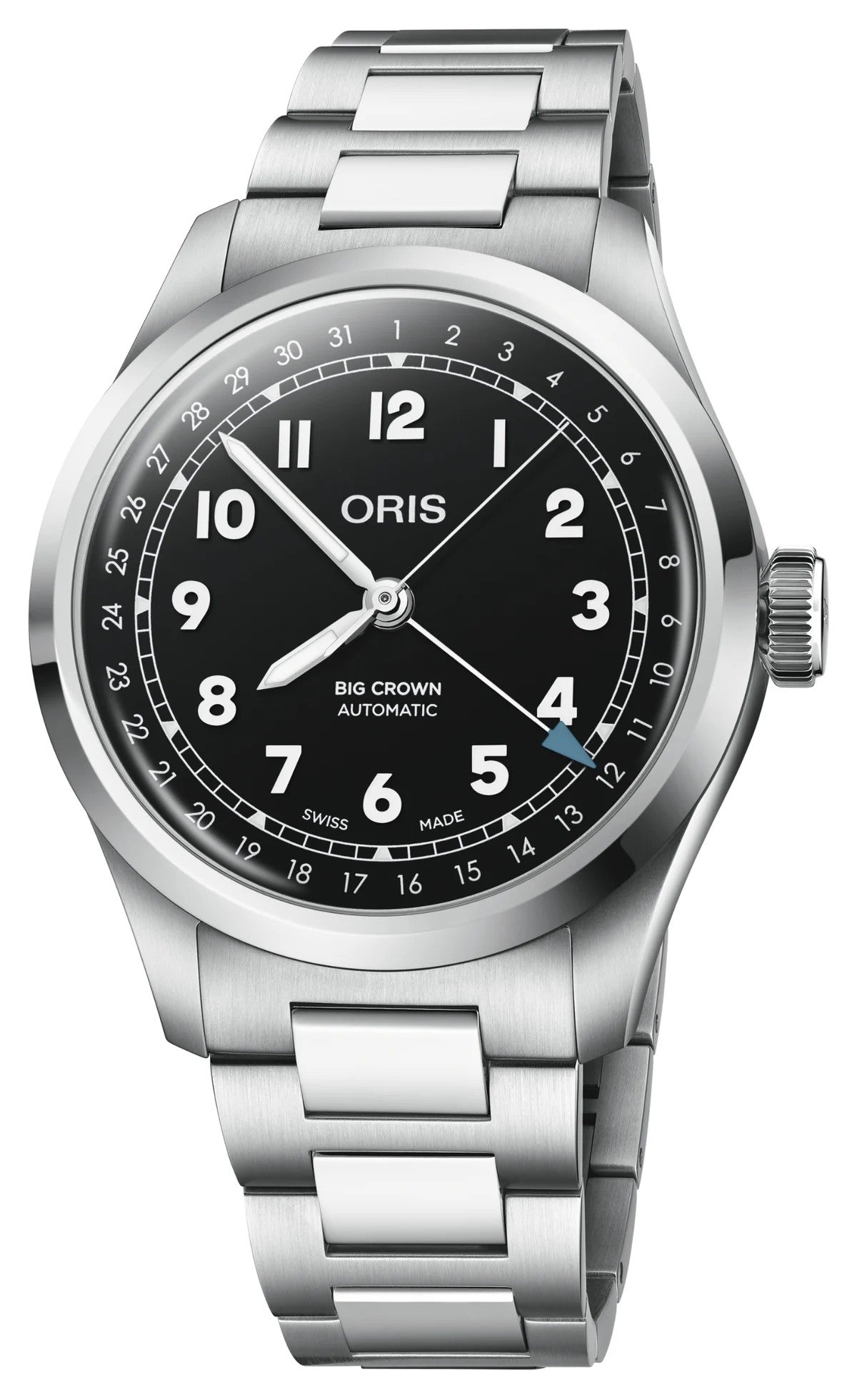 Oris Big Crown Pointer Date Black 40mm Watch 01 754 7798 4064-07 8 20 06