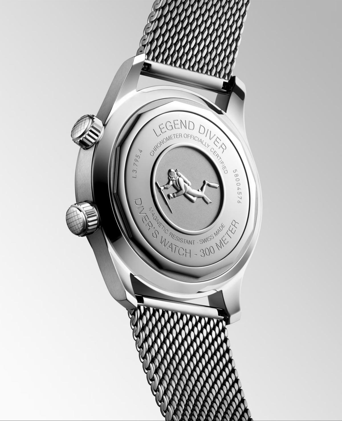 Longines Heritage Legend Diver 59 Automatic, 42mm Black Dial Watch