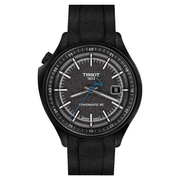 Tissot Pinarello Powermatic 80, Carbon Fibre 43mm Watch T1624089706100
