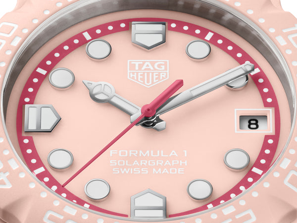 Tag Heuer Formula 1 Solargraph Pink, 38mm Limited Edition Watch WBY1165.FT8115