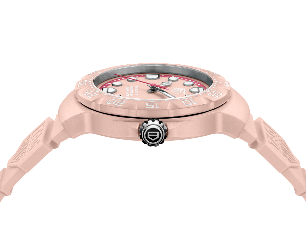 Tag Heuer Formula 1 Solargraph Pink, 38mm Limited Edition Watch WBY1165.FT8115