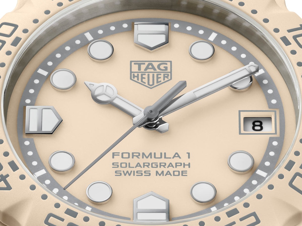 Tag Heuer Formula 1 Solargraph Beige, 38mm Limited Edition Watch WBY1165.FT8115