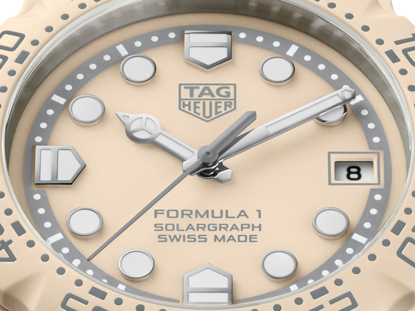 Tag Heuer Formula 1 Solargraph Beige, 38mm Limited Edition Watch WBY1165.FT8115
