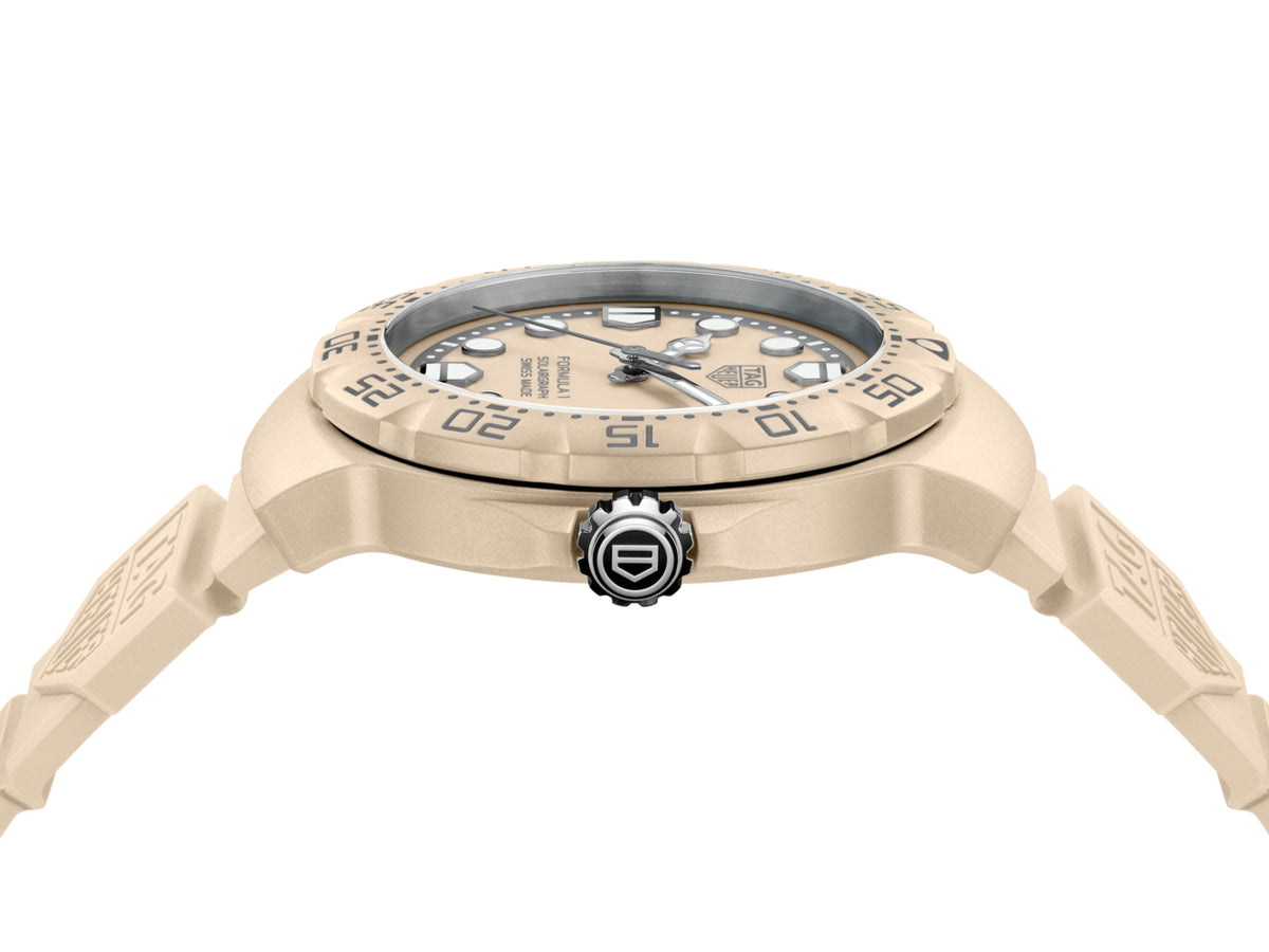Tag Heuer Formula 1 Solargraph Beige, 38mm Limited Edition Watch WBY1165.FT8115