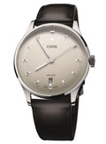 Oris Artelier Date, 38mm White Dial Leather Strap Watch 01 733 7810 4051-07 6 20 17FC