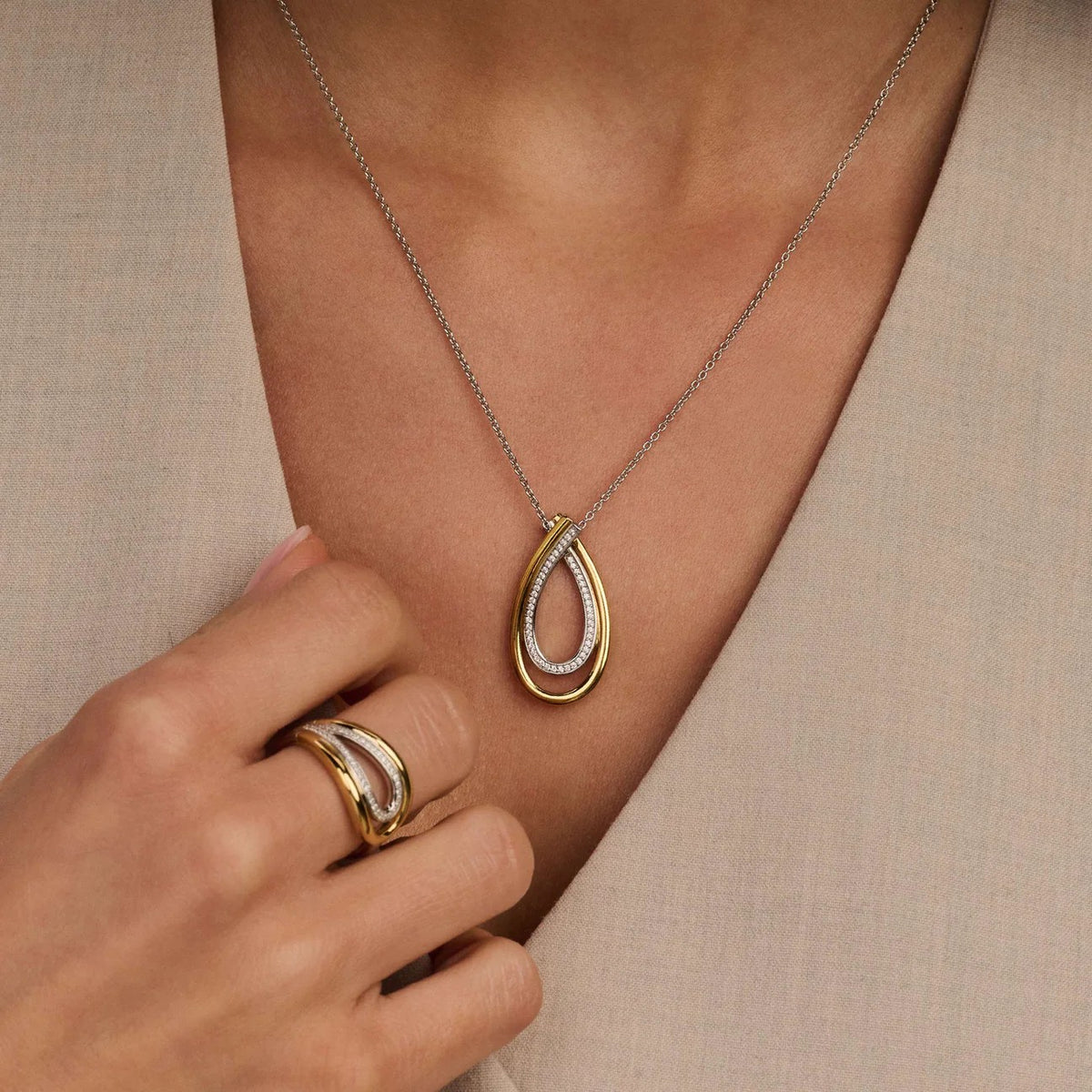 TI SENTO- Necklace 34121ZY/45