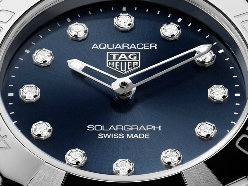 Tag Heuer Aquaracer Professional 100 Solargraph Blue 28mm Watch WBP141E.BA0049