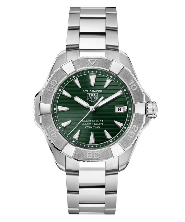 Tag Heuer Aquaracer Professional 200 Solargraph Green 40mm Watch WBP1118.BA0047