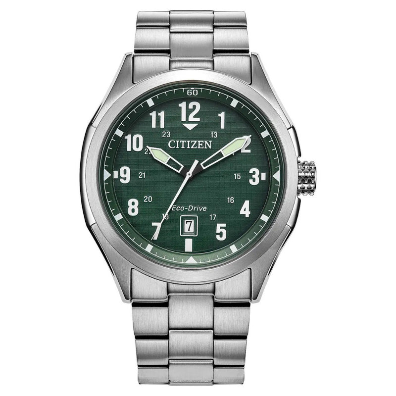 Citizen Eco-Drive Terra Force Bracelet 41mm Watch AW1890-51X