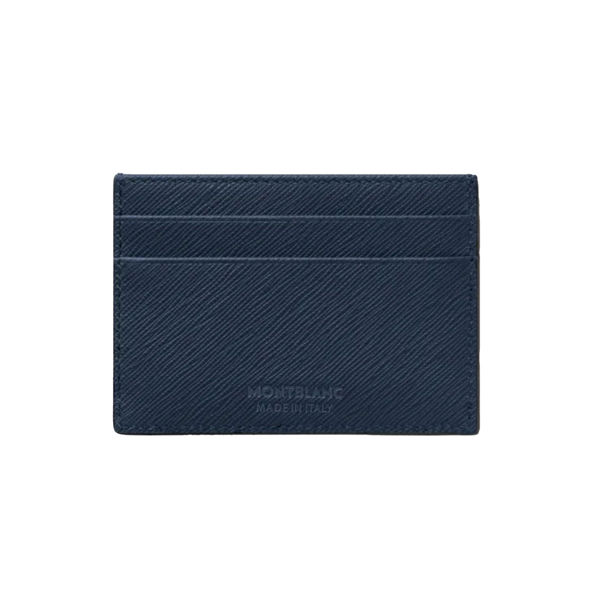 Montblanc Card Holder 5cc in Blue Sartorial Leather MB131727