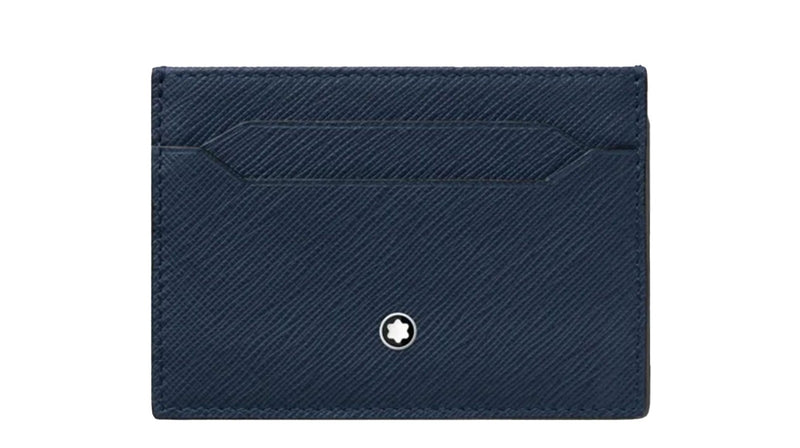 Montblanc Card Holder 5cc in Blue Sartorial Leather MB131727