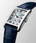 Longines DolceVita Steel Silver 20.8x32mm Leather Strap Watch L5.255.4.70.2