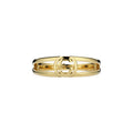 Gucci Interlocking 2 Band 18ct Yellow Gold Ring