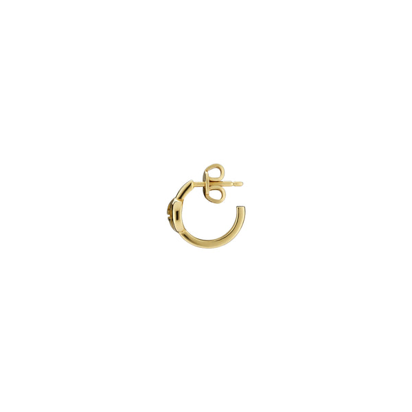 Gucci Interlocking 18ct Yellow Gold Earrings