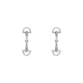 Gucci Staffa Sterling Silver Earrings