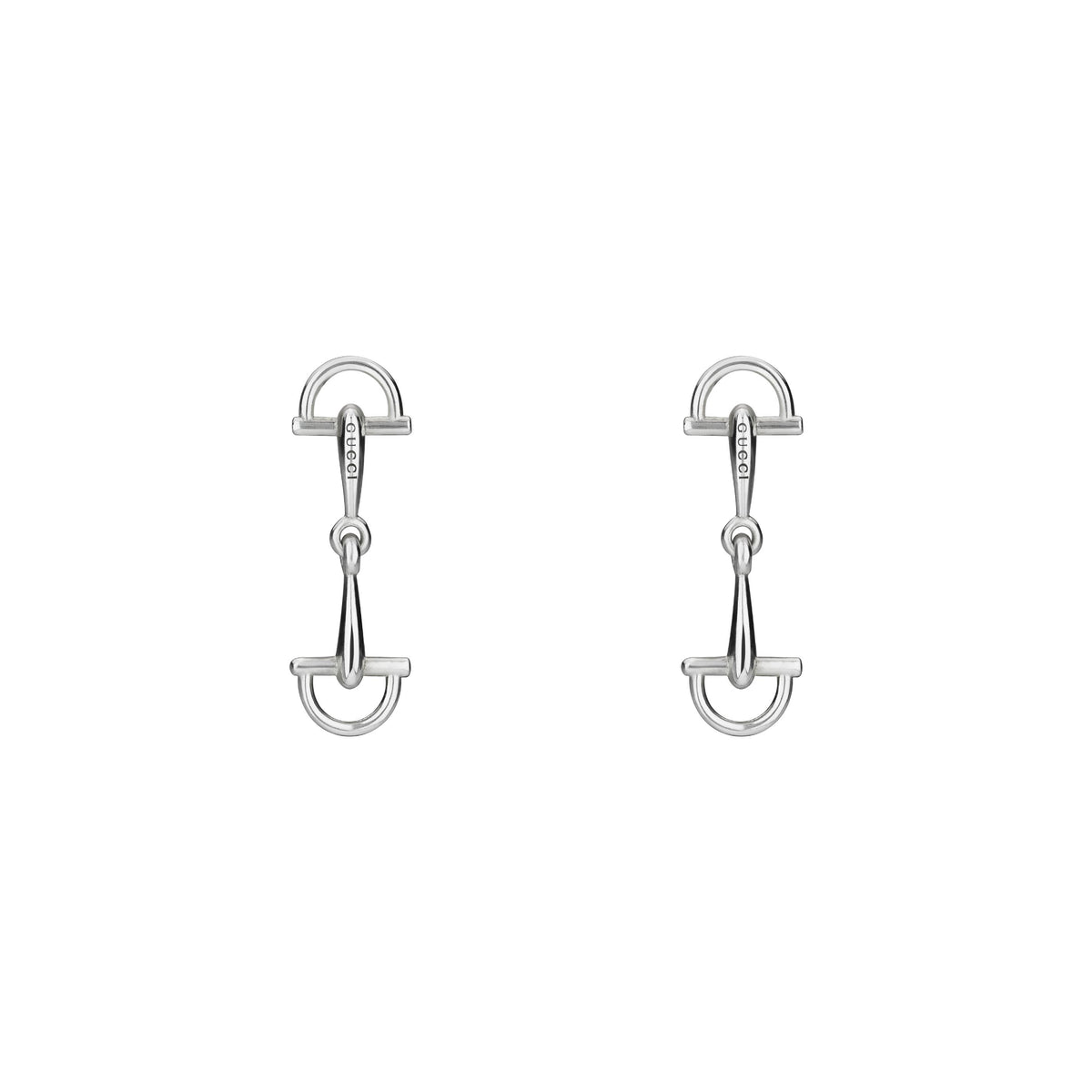 Gucci Staffa Sterling Silver Earrings