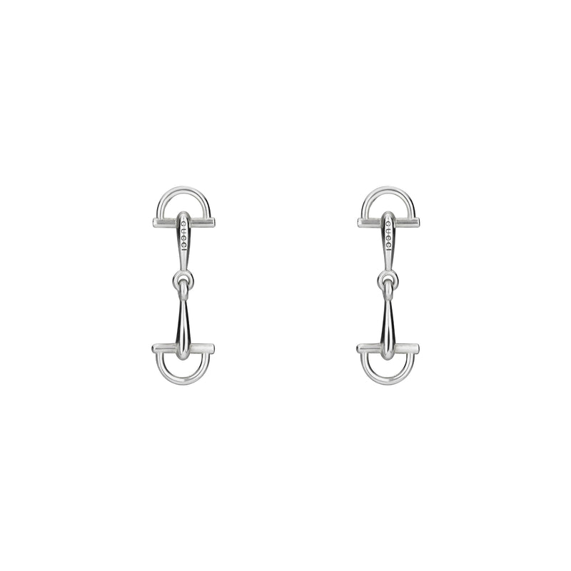 Gucci Staffa Sterling Silver Earrings