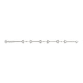 Gucci Staffa Chain Sterling Silver Bracelet