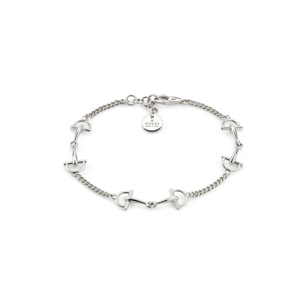 Gucci Staffa Chain Sterling Silver Bracelet