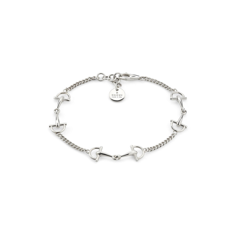 Gucci Staffa Chain Sterling Silver Bracelet