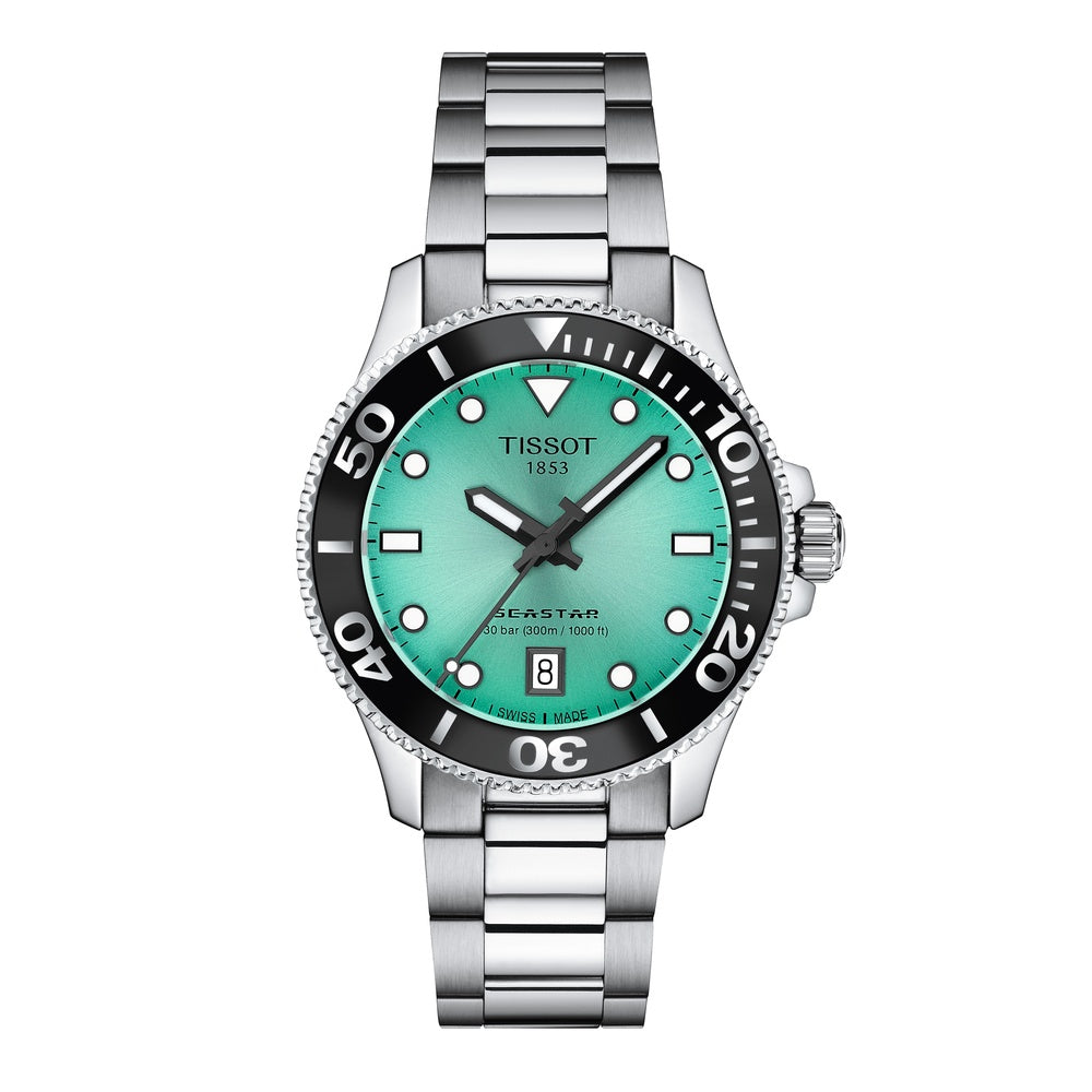Tissot Seastar1000 Quartz Mint 36mm Watch T1202101109100