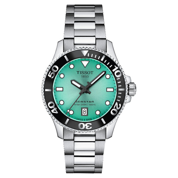 Tissot Seastar1000 Quartz Mint 36mm Watch T1202101109100