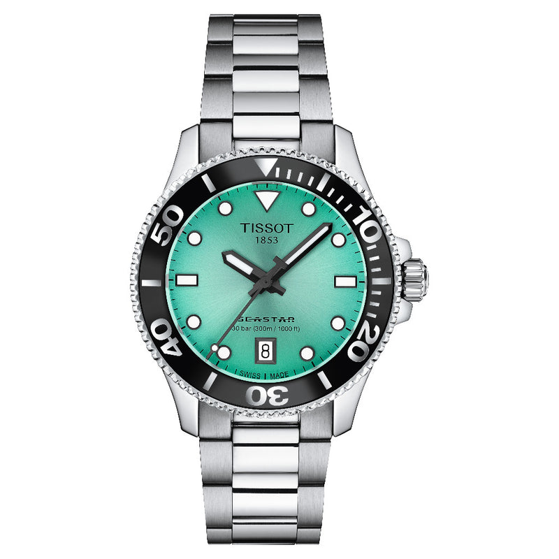 Tissot Seastar1000 Quartz Mint 36mm Watch T1202101109100