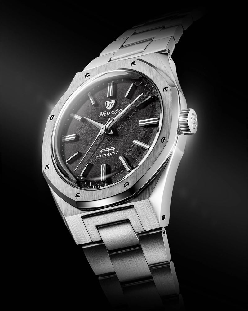 Nivada Grenchen F77 Meteorite MK2 38mm Watch 68049A77