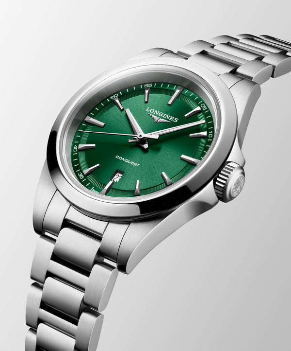 Longines Conquest Green Quartz 30mm L3.350.4.09.6