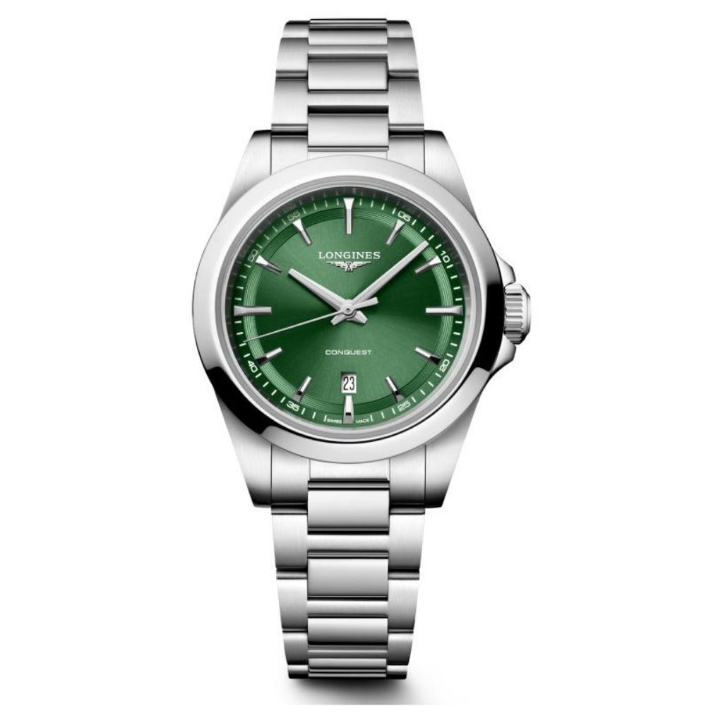 Longines Conquest Green Quartz 30mm L3.350.4.09.6