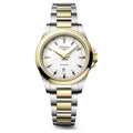 Longines Conquest White Two-Tone Quartz 30mm L3.350.3.12.7