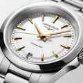 Longines Conquest White Quartz 34mm L3.460.4.12.6