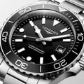 Longines HydroConquest Black 42mm Quartz Watch L3.769.4.56.6