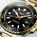 Longines HydroConquest Black Two-Tone 42mm Quartz Watch L3.769.3.56.7