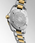 Longines HydroConquest Black Two-Tone 42mm Quartz Watch L3.769.3.56.7