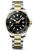 Longines HydroConquest Black Two-Tone 42mm Quartz Watch L3.769.3.56.7