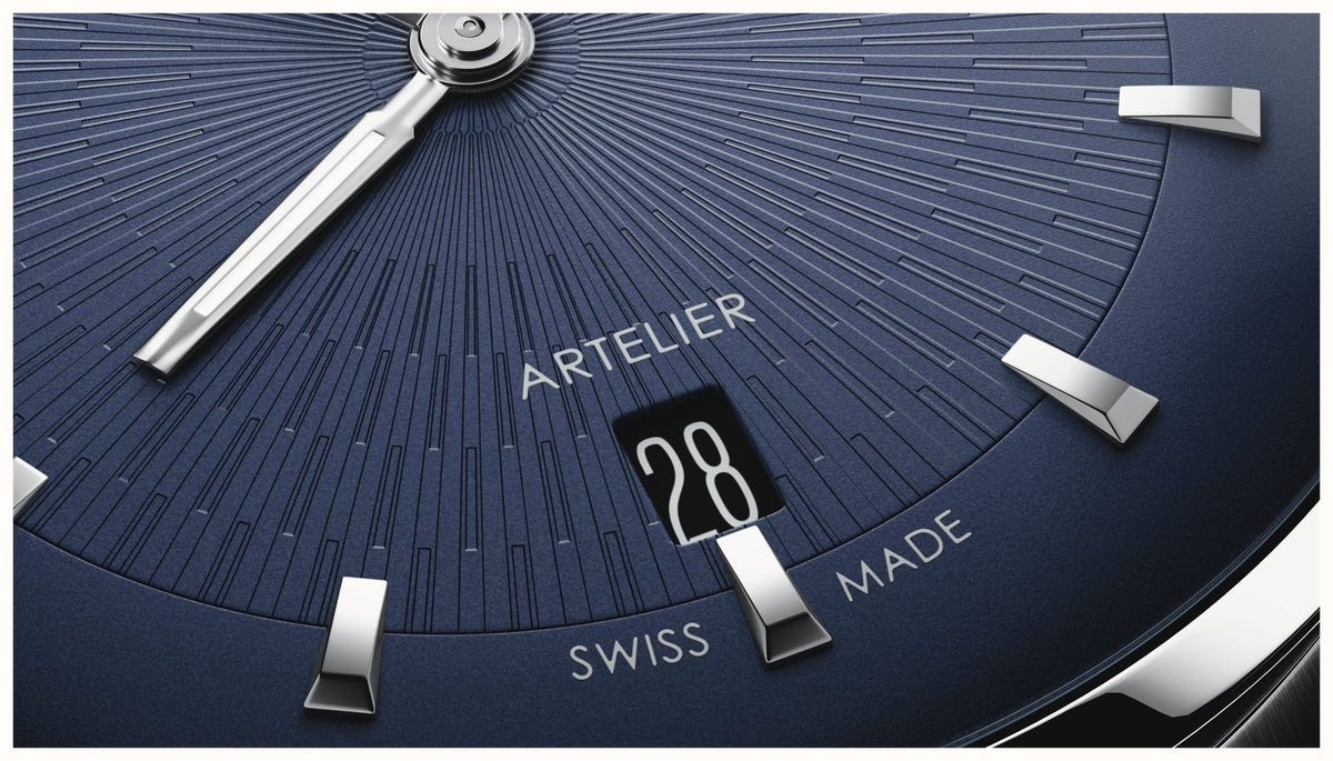Oris Artelier Date, 38mm Blue Dial, Steel Bracelet Watch 01 733 7810 4055-07 8 20 20