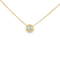Diamond Round Brilliant Cut, 0.52ct 9ct Yellow Gold Pendant