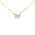 Diamond Pear Cut, 0.47ct 9ct Yellow Gold Pendant