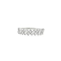 Diamond Mixed Cut 0.63ct, 18ct White Gold Dress Ring